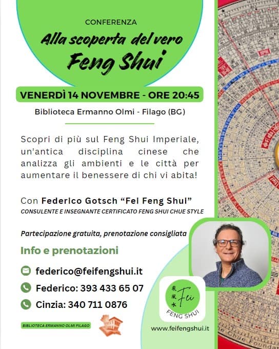 Alla scoperta del vero Feng Shui – a Filago (BG)